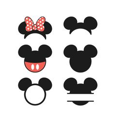 mickey mouse head bundle svg, minnie mouse svg, mickey & minnie mouse svg, magic kingdom svg, family vacation svg, disne