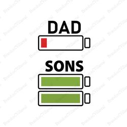 dad life sons life svg, fathers day svg, dad svg, dad life svg, dad and son svg, son svg, kids svg, fatherhood svg, papa