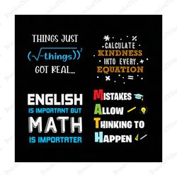 english is important but math is importater svg, math quotes svg, designs math bundle svg, math svg, math lover, math ne