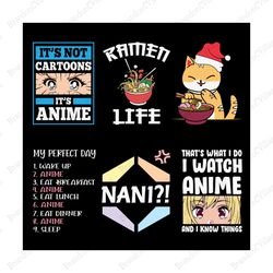 ramen life svg, ramen cat svg, it's anime svg, designs anime bundle svg, anime svg, ramen svg, manga svg, digital downlo