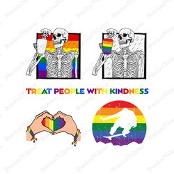drinking skeleton svg, treat people with kindness svg, designs lgbt bundle svg, lgbt svg, lgbt quote svg, gay svg, lesbi