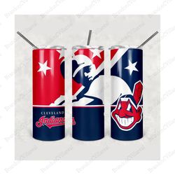 cleveland indians tumbler, cleveland indians wrap, cleveland indians design, mlb tumbler png, sport tumbler, mlb wrap, m