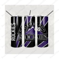 colorado rockies tumbler, colorado rockies wrap, colorado rockies design, mlb tumbler png, sport tumbler, mlb wrap, mlb