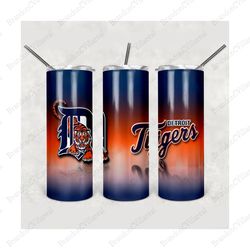 detroit tigers tumbler, detroit tigers wrap, detroit tigers design, mlb tumbler png, sport tumbler, mlb wrap, mlb 20oz