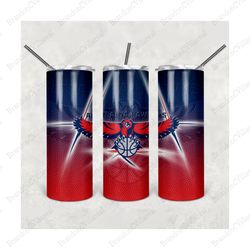 atlanta hawks tumbler, atlanta hawks wrap, atlanta hawks design, sport tumbler, nba tumbler wrap, nba tumbler
