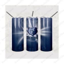 memphis grizzlies tumbler, memphis grizzlies wrap, memphis grizzlies design, sport tumbler, nba tumbler wrap, nba tumble
