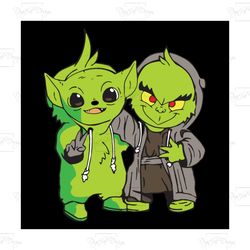 grinch and baby yoda, trending svg, grinch svg, grinch lover, grinch shirt, best friend svg, best friend gift, gift for
