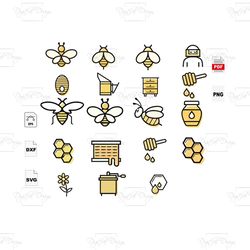 bee bundle, bee, bee shirts, bee svg, bee vector, bee gifts, honey bee, yellow bee, cute bee, cute bee bundle, funny bee
