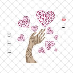 hand breast cancer, breast cancer svg, cancer awareness, cancer svg, cancer ribbon svg, breast cancer ribbon, breast can