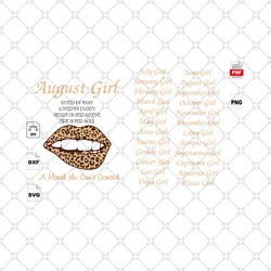 a mouth she cant control, birthday personalized, mouth svg, birthday customized, birthday gift, zodiac customized, birth