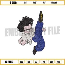 dragon ball z embroidery design