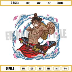 monkey d luffy embroidery design png