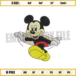 Disneyland Mickey Mouse Design Embroidery File