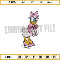 Disney Daisy Duck Embroidery File