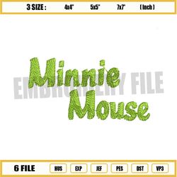 disney embroidery minnie mouse logo png