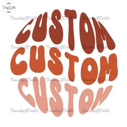 round custom wavy letters svg, png, groovy font, personalized stacked wavy letters svg, custom wavy letters designs