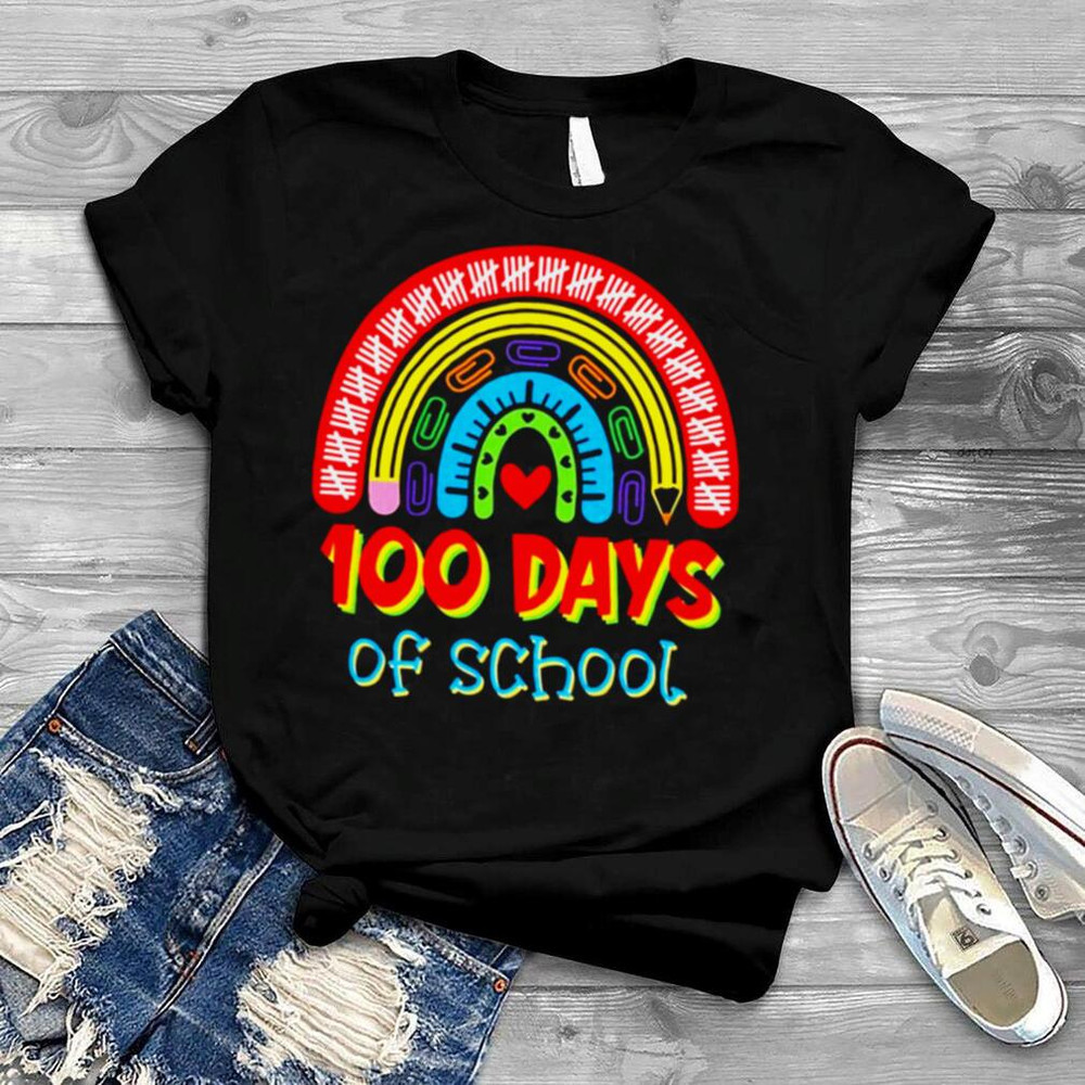 100 Days of School Teacher 100th Day Of School Celebration Shirt.jpg