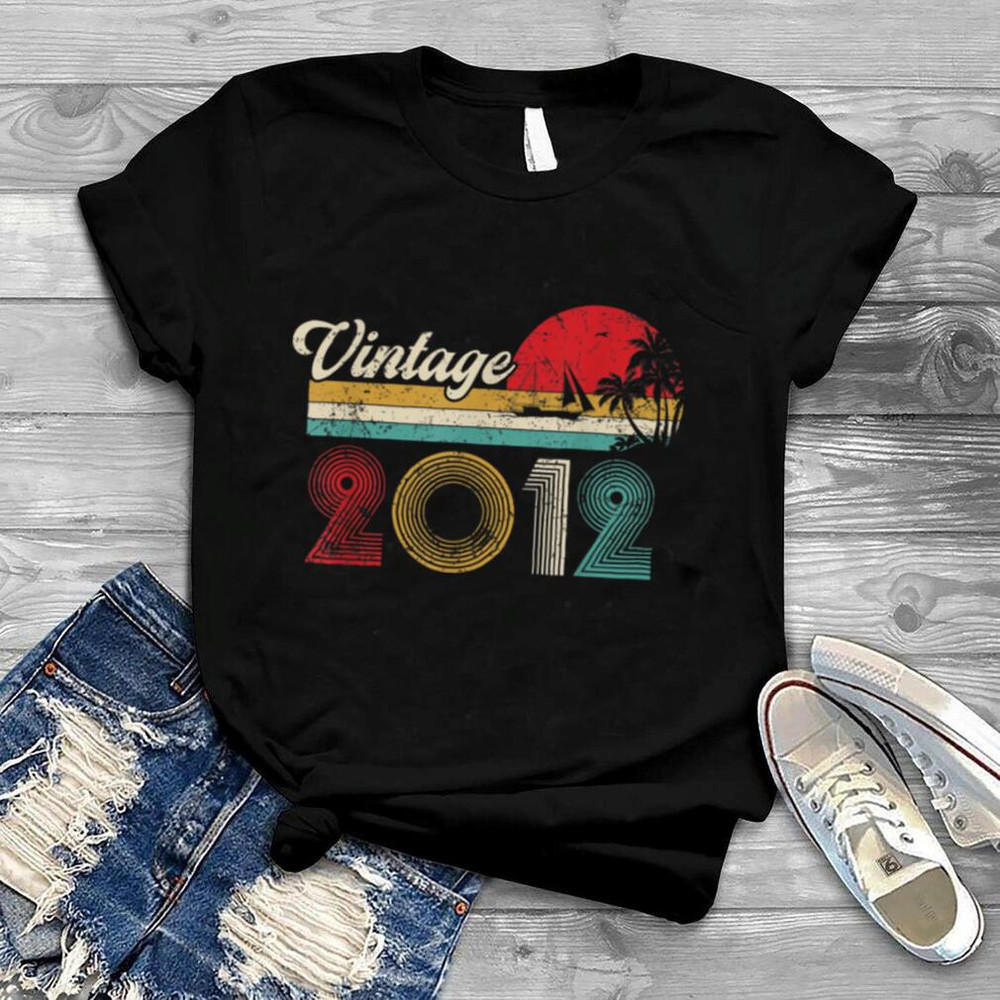 10th Birthday Gift Boys Girls Vintage 2012 10 Year Old Retro T Shirt.jpg