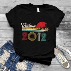 10th birthday gift boys girls vintage 2012 10 year old retro t shirt