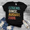 13th Birthday Gift 13 Years Old Boy Legend Since August 2009 T Shirt.jpg