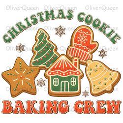 christmas cookie baking crew, christmas png, gingerbread christmas