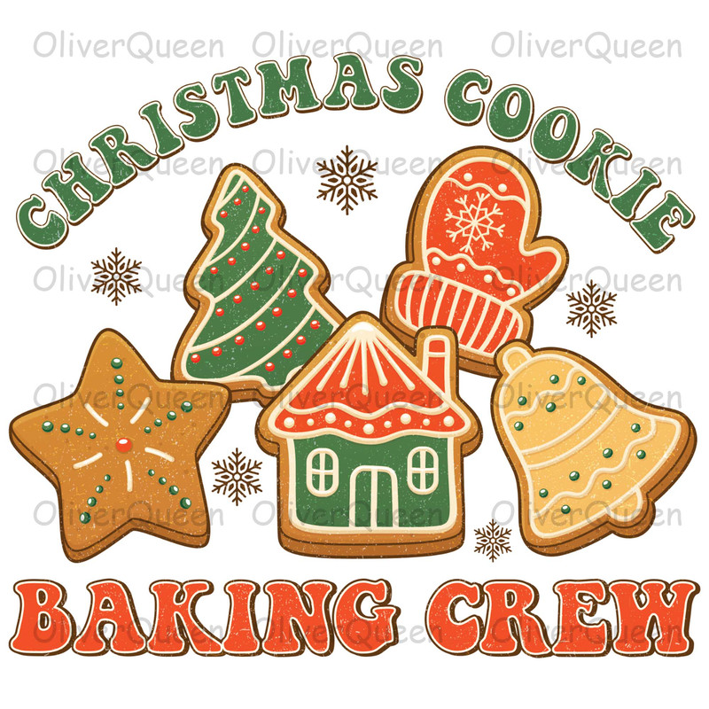 Christmas cookie baking crew, Christmas png, Gingerbread Christmas.jpg