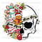 Christmas Skull, Christmas Skeleton png, Merry Christmas png.jpg