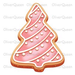 christmas tree gingerbread, clipart gingerbread png, merry christmas png