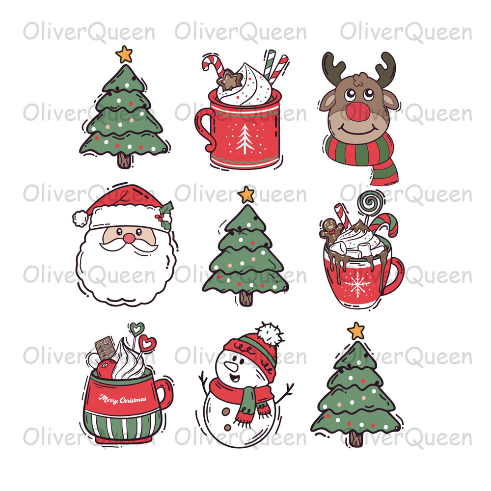 Christmas Tree, Retro Christmas PNG, Christmas png.jpg