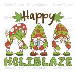 happy holiblaze, christmas png, christmas weed