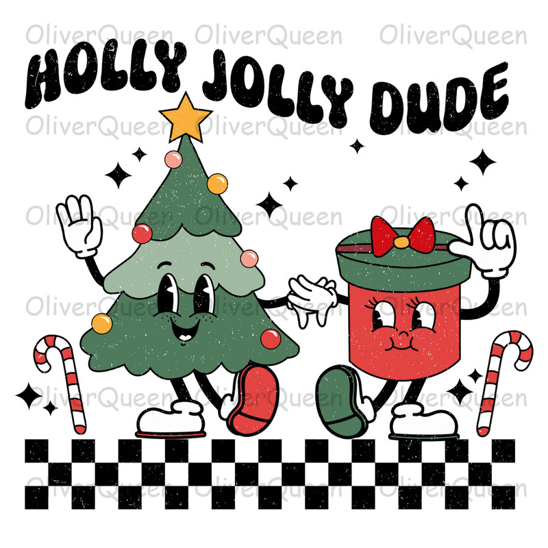 Holly Jolly Dude, Christmas Kid png, Merry Christmas png.jpg