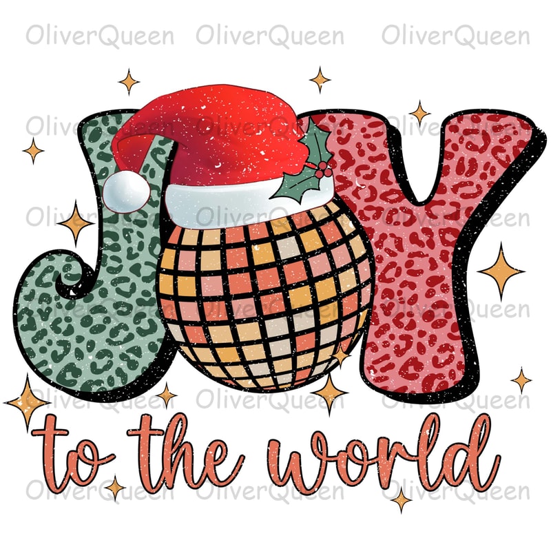 Joy To The World, Retro Christmas Sublimation png, Merry Christmas png.jpg