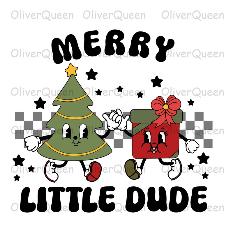 Merry Little Dude, Christmas Kid png, Merry Christmas png.jpg