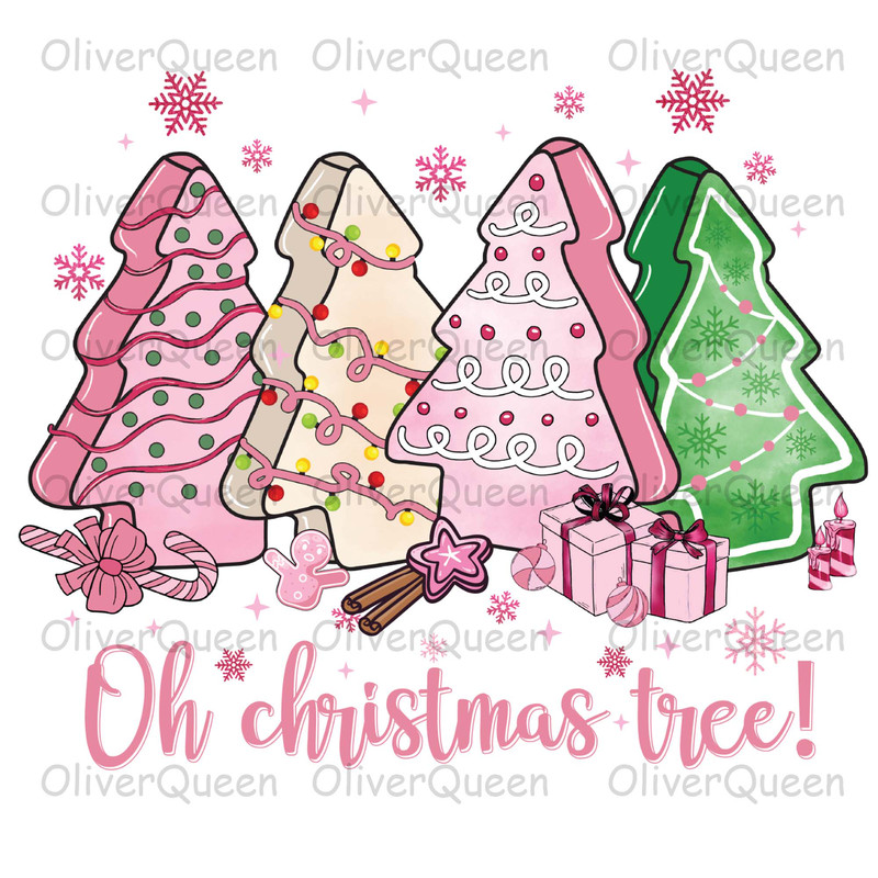 Oh Christmas Tree, Christmas png, Pink Merry Christmas png.jpg