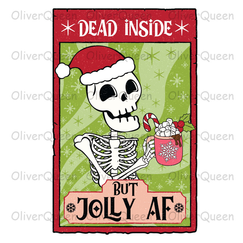 Tarot Skeleton, Christmas Skeleton png, Merry Christmas png.jpg