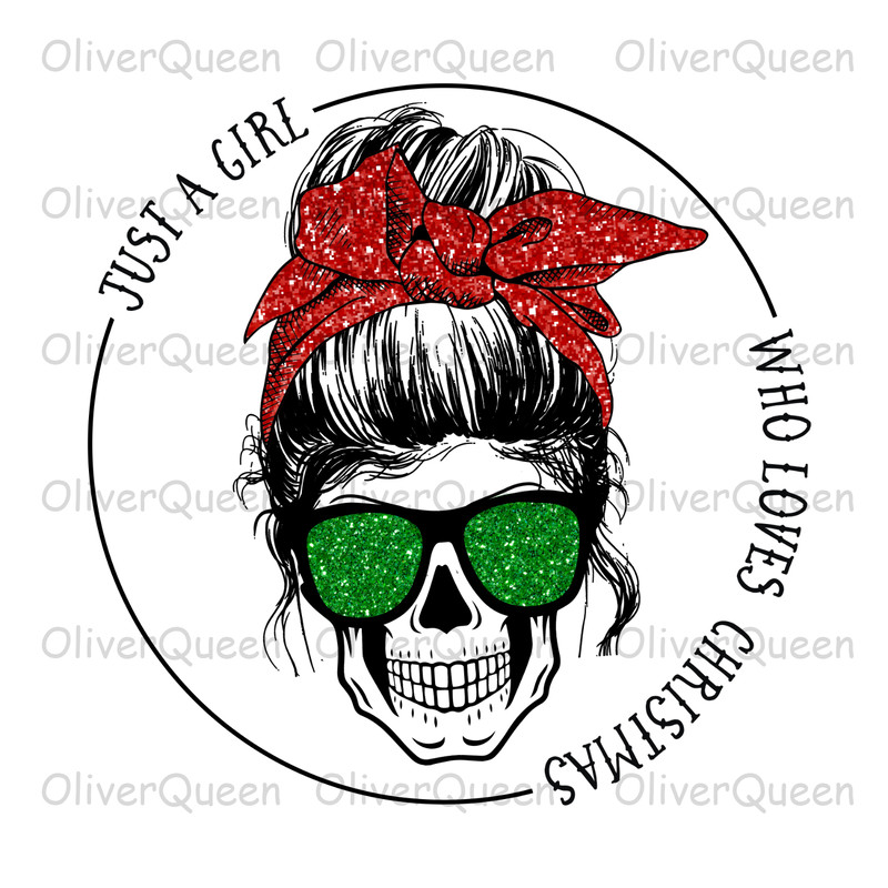 Just A Girl Who Loves Christmas 2 , Christmas PNG, Christmas PNG Sublimation.jpg