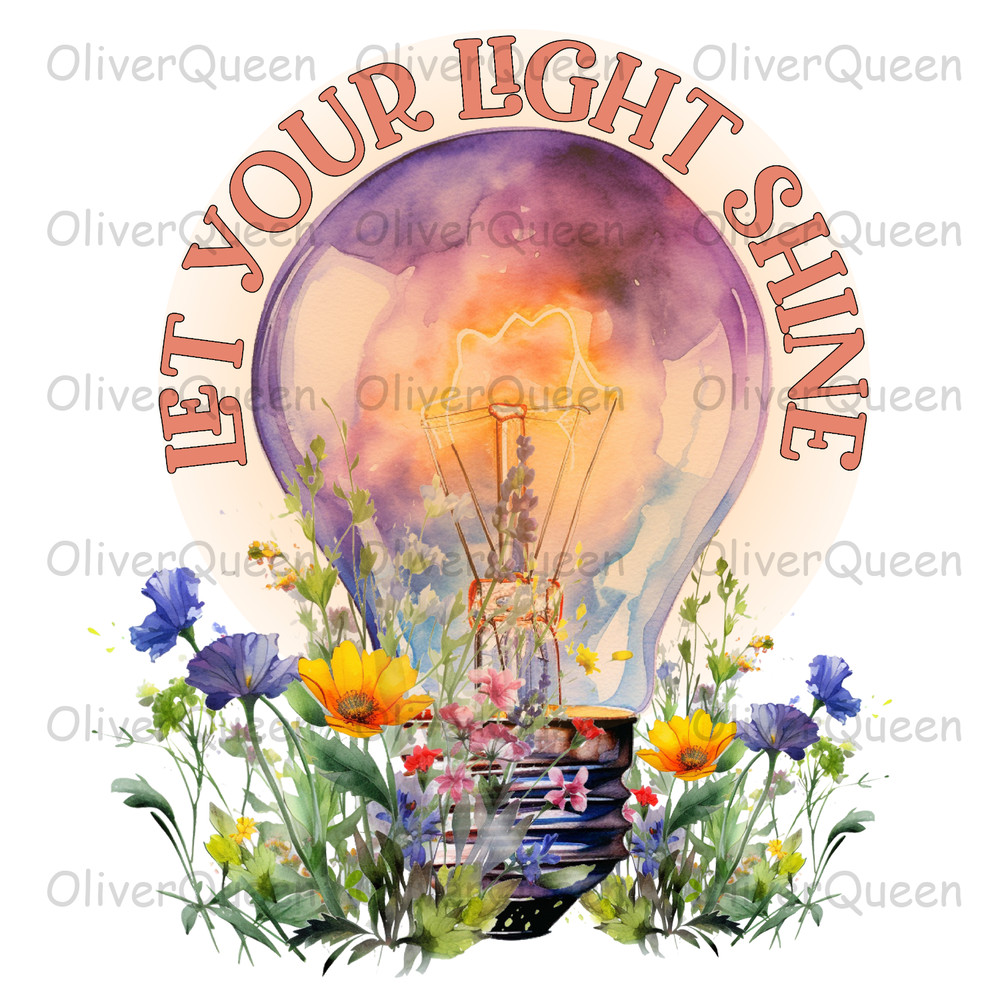 Let Your Light Shine, Christmas PNG, Christmas PNG Sublimation.jpg