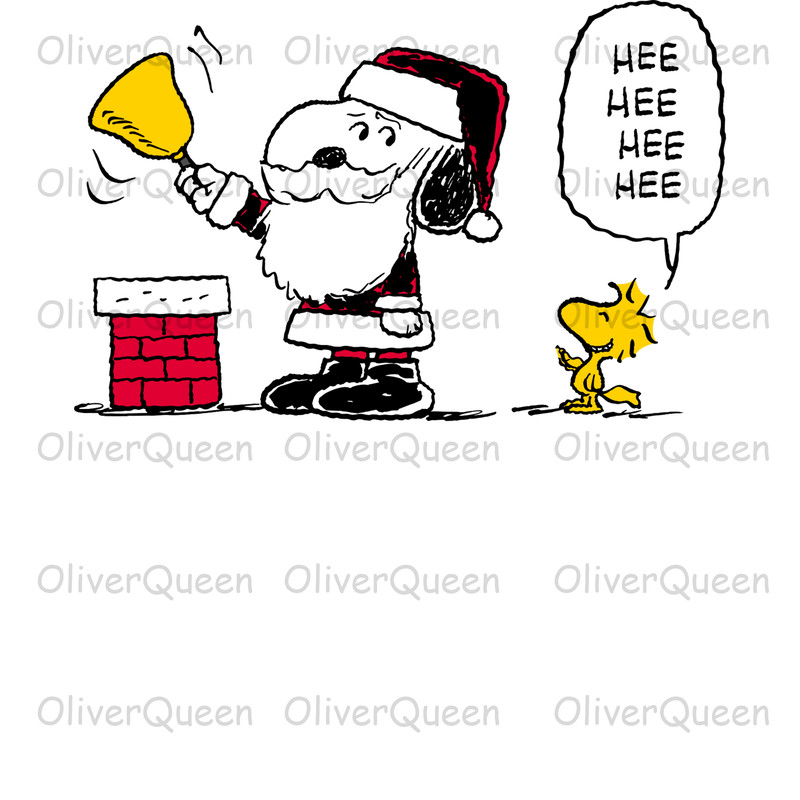 Snoopy Woodstock Santa Bell Ringer, Christmas PNG, Christmas PNG Sublimation.jpg