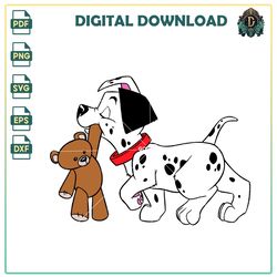 disney's 101 dalmatians: pongo, perdita, roger, anita's stand for good png edition