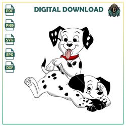 experience the courageous feats of disney's 101 dalmatians characters pongo, perdita, roger, anita, and more in png