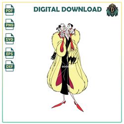 disney's 101 dalmatians: pongo, perdita, roger, anita's confrontation with cruella de vil png edition