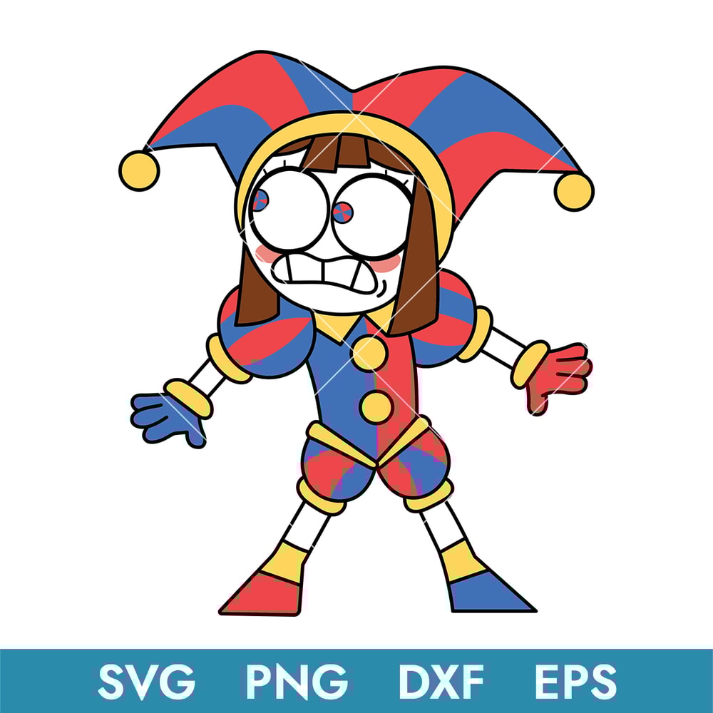 Pomni The Amazing Digital Circus Svg