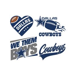 Dallas Cowboys SVG, Cowboys NFL Logo SVG, We Them Cowboys SVG, Sport Fan Logo SVG, Football SVG