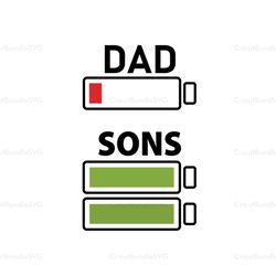 Dad Life Sons Life Svg, Fathers Day Svg, Dad Svg, Dad Life Svg, Dad And Son Svg, Son Svg, Kids Svg, Fatherhood Svg, Papa