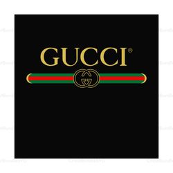 gucci yellow logo svg, gucci logo svg, gucci svg, logo svg, fashion logo svg, brand logo svg, gucci cricut