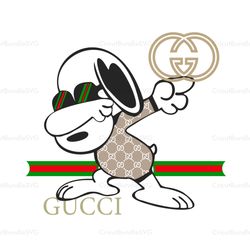 gucci snake x snoopy logo svg, gucci logo svg, snoopy logo svg, logo svg, fashion logo svg, brand logo svg