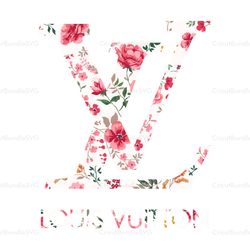 louis vuitton logo svg, louis vuitton flower logo svg, louis svg, lv svg, logo svg, fashion logo svg, brand logo svg