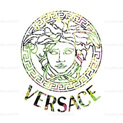 versace floral logo svg, italy versace logo svg, versace svg, logo svg, fashion logo svg, famous brand logo svg