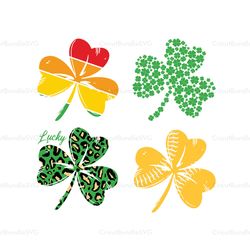 lucky leafs svg bundle, st patricks day bundle svg, st paddys day svg, patricks day