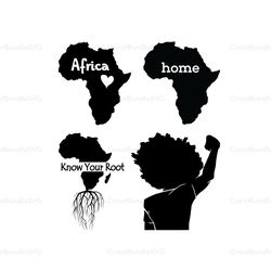 africa svg, black girl black women svg, know your root africa svg, black history svg, afro woman svg